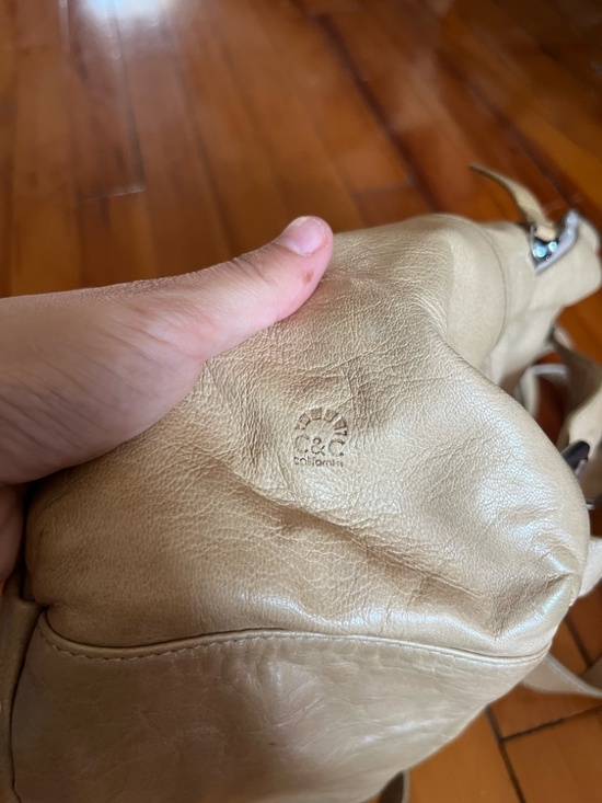 C&C California Yellow Leather Backpack